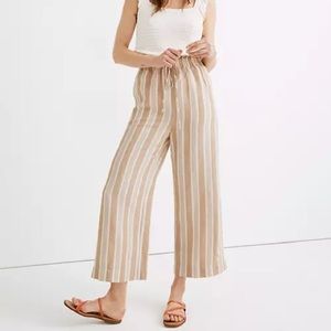 MADEWELL Smocked Huston Pull-On Crop Pants